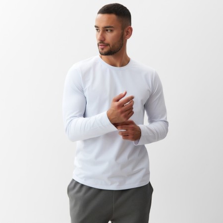 Jumper (Longsliv) Male Minaku: Basic Line Man Color White, size 44