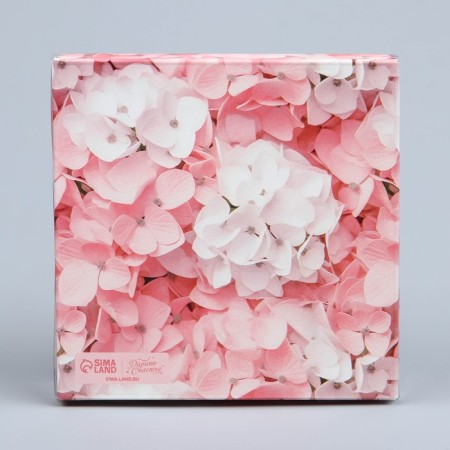 Cookie box, confectionery packaging with PVC lid, Present, 10.5 x 10.5 x 3 cm-5