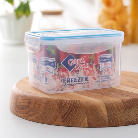 Food container good & good, 1 l, with a sealed lid-3
