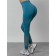 Femic fitness legins, size 44, turquoise color