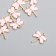Decor for creativity metal, enamel "Pink dragonfly" gold 1.3x1.5 cm