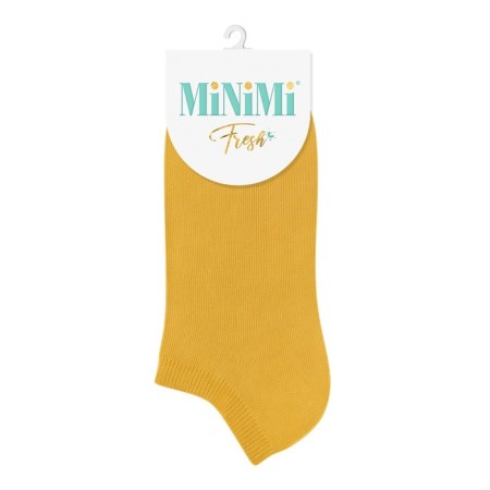 Women's socks shortened Mini Fresh, size 35-38, Giallo color