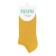 Women's socks shortened Mini Fresh, size 35-38, Giallo color