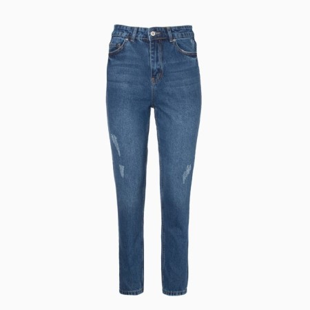 Women's jeans, dark blue color, size 34 (40)-9