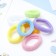 Hair elastic band "Mahrushka" (set 7 pcs) Bright mix