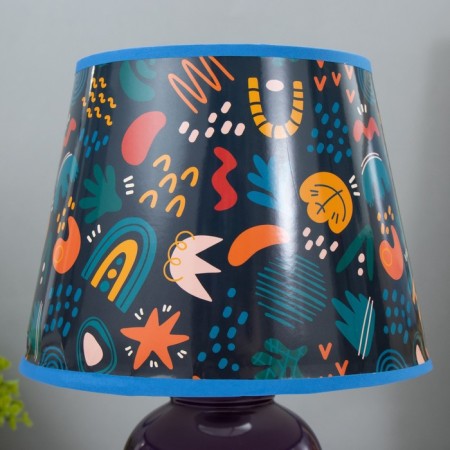 Board Lamp "Abstraction" E14 15W violet risalux-5
