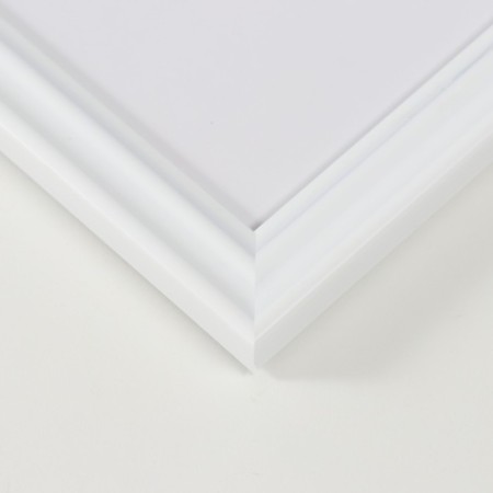 Photo frame Plastic "Mira" 21x29.7 cm, (A4) 641801 White-1
