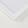 Photo frame Plastic "Mira" 21x29.7 cm, (A4) 641801 White