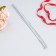 Floristic wire in a white paper braid, length 36 cm, 1.2 mm, set 20 pcs
