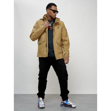 Sports male jacket, size 54, beige color-12