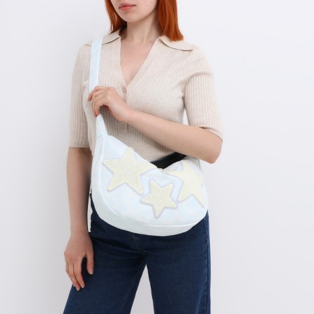 Youth bag with lightning, blue color-2
