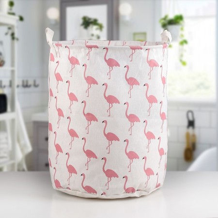 Basket Winness Textile shares "Flamingo", 35 × 35 × 60 cm