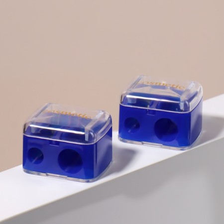 A set of cosmetic sharpeners, 2 pcs, double, color mix-3