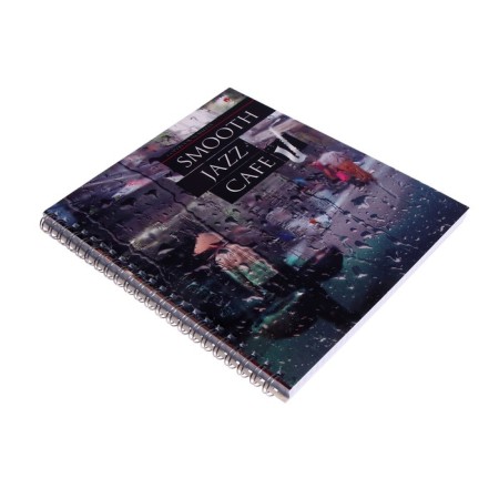 A notebook of 96 sheets in a cage on the crest Jazz Cafe, cover coated cardboard, glossy lamination, mix-5