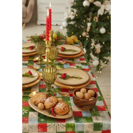 The tablecloth of the New Year's share "New Year's mosaic" 145*220 +/- 2 cm, 100% p/e-4