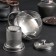 Glass teapot with metallic sieve "metallic", 750 ml