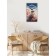 Carty clock is wall-mounted, series: interior, "ship in heaven", smooth move, 35 x 60 cm