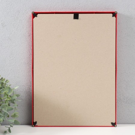 Photo frame plastic 21x30 cm 5 series, red-3
