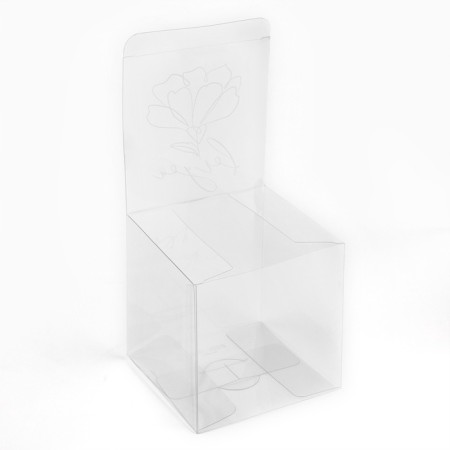 Gift PVC, packaging, "bloom", 12 x 12 x 12 cm-4