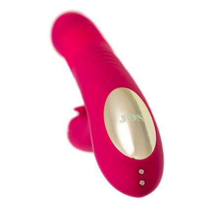 Vibro -roller with the Up & Down Jos Seri function, 22 cm, silicone, pink color-9