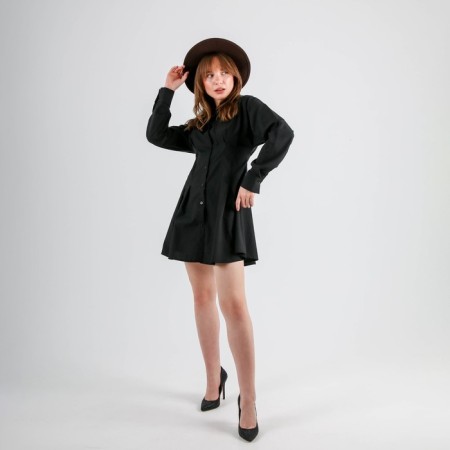 SL-shirt dress, 44, black