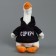 Soft toy "Goose: with DR CRC", 35 cm