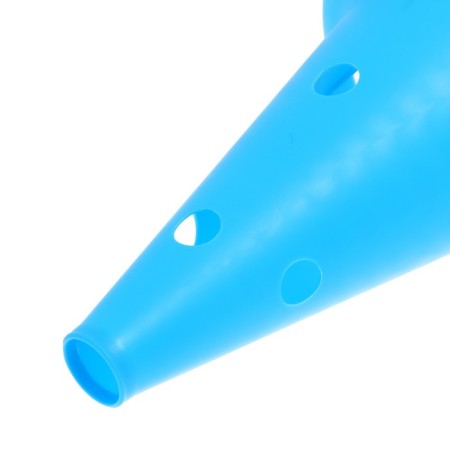 Cone with holes, 32 cm, blue color-3