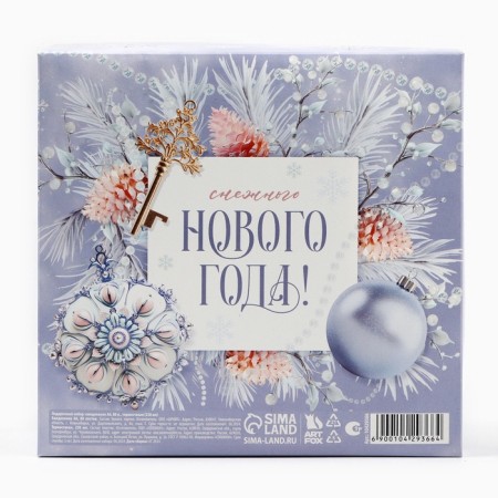 New Year's gift set, A6 -80 -sheet diary and a thermostatic 250 ml of "Snow New Year!"-4