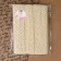 Knitted lace, 25 mm × 15 ± 1 m, beige color