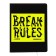 Universal Diary 1-11 class Break Rules. Yellow, firm covered with foam rubber, artificial leather, liesse, block 80 g/m2