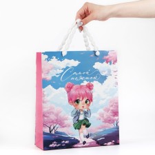Laminated vertical packet “The most tender”, m 26 x 30 x 9 cm