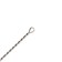 Division of twisted side "Yaman", stainless steel, 15 cm