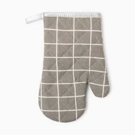 Mitten Dolyana "Cell" cv. Gray 26*16 cm, 100% p/e