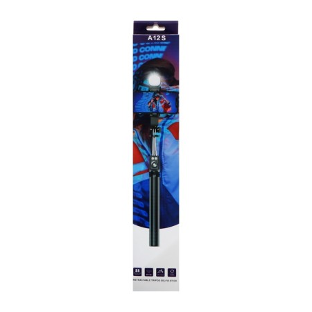 TRIP-monopopod A12, 2 ring lamps, in the PDU, Ture-S, Black-8