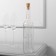 Garland "thread" 2 m dews with a cork, IP44, silver thread, 20 led, white glow, fixing, solar battery