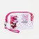 Lightning cosmetic bag, raspberry color