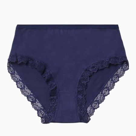 Women's panties, dark blue color, size 52-54