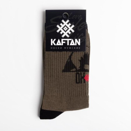 Male socks "Best Hunter" p. 41-44 (27-29 cm), green-2