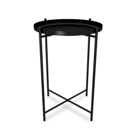 Journal table, 376x376x515, Black Muar