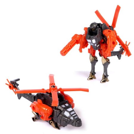 The set of robots "Military equipment", transforms, 3 gather in 1 robot-5