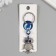 A keychain from the evil eye "owl on a branch" 3.3x7 cm