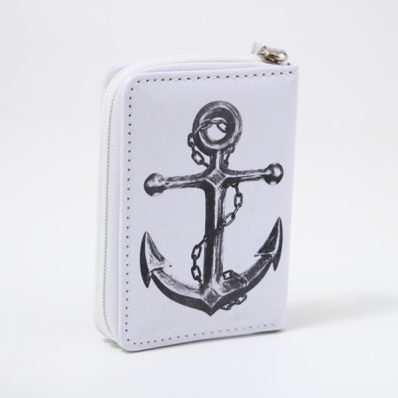 Children's wallet with lightning, white color-1