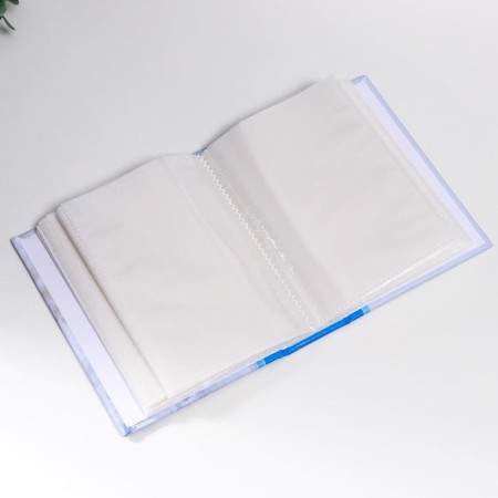 Photo album in 100 photos "Twin" Blue-2