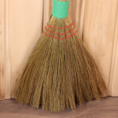 Rice broom with a bamboo pen, 23x60 cm-3