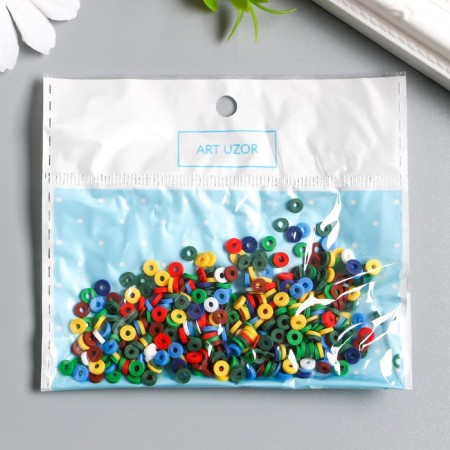 Beads for PVC Creativity "Autumn Rings" set ≈ 330 pcs 0.1x0.4x0.4 cm-2