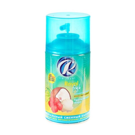 Changed cylinder for an automatic air freshener Rio Royal "Tropical Sea", 250 ml