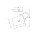 Bra Freya Fr4004WL-01WB Elori, 209x100x194 mm, E27, 1x25W, black and white color