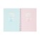 Notebook Gift Book on the comb 80l, line, color block, PVC cover 3D Bear (17.6x13.5cm) 105