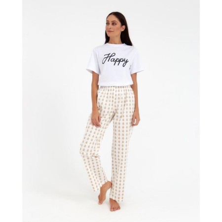 Women's pants KAFTAN "Drops", p. 40-42, white-2