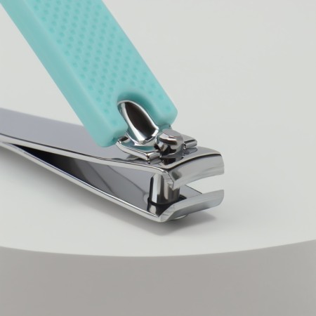 Manicure set, nippers -Cniper, 2 items, in case, turquoise color-5